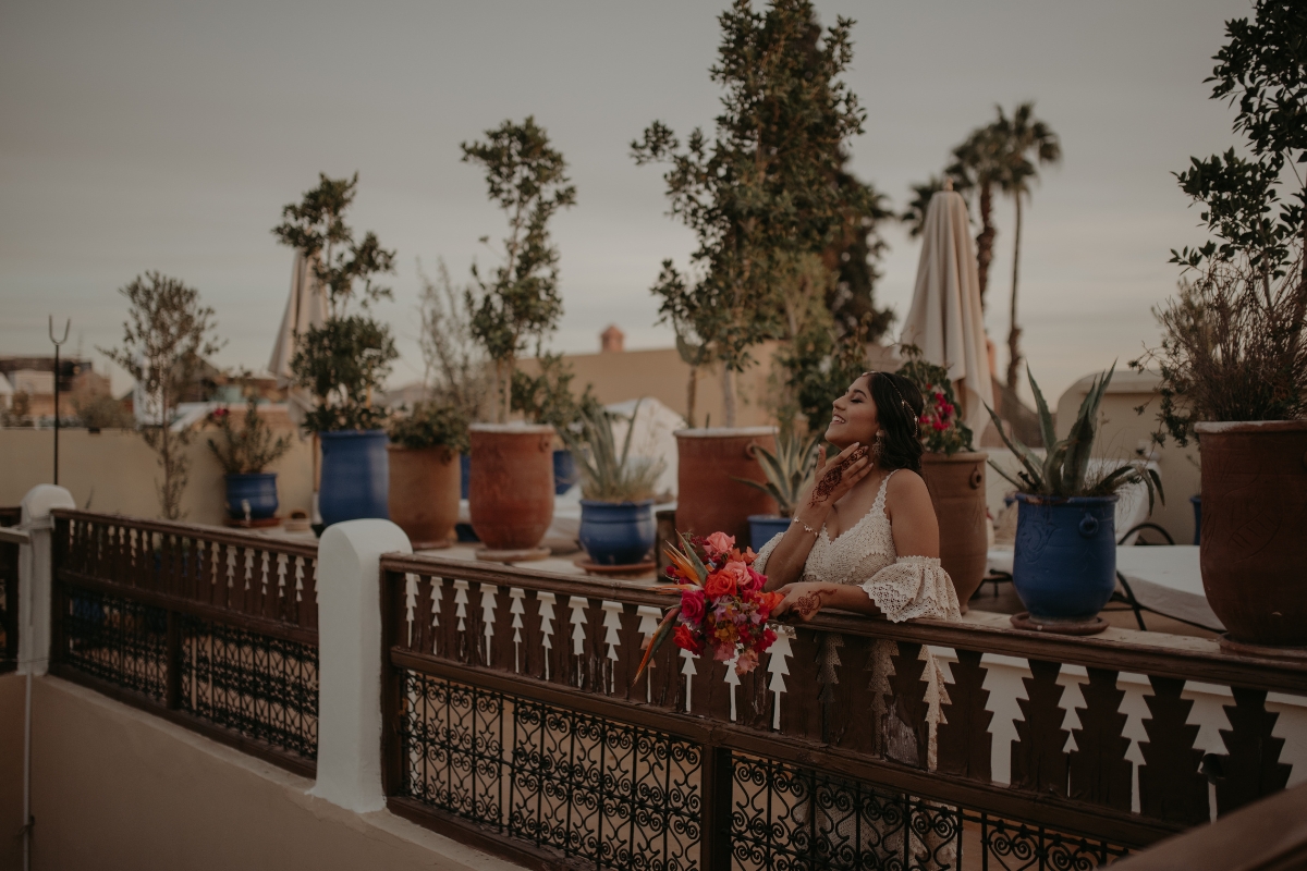 A wedding dress for Marrakesh by Atelier Zolotas
