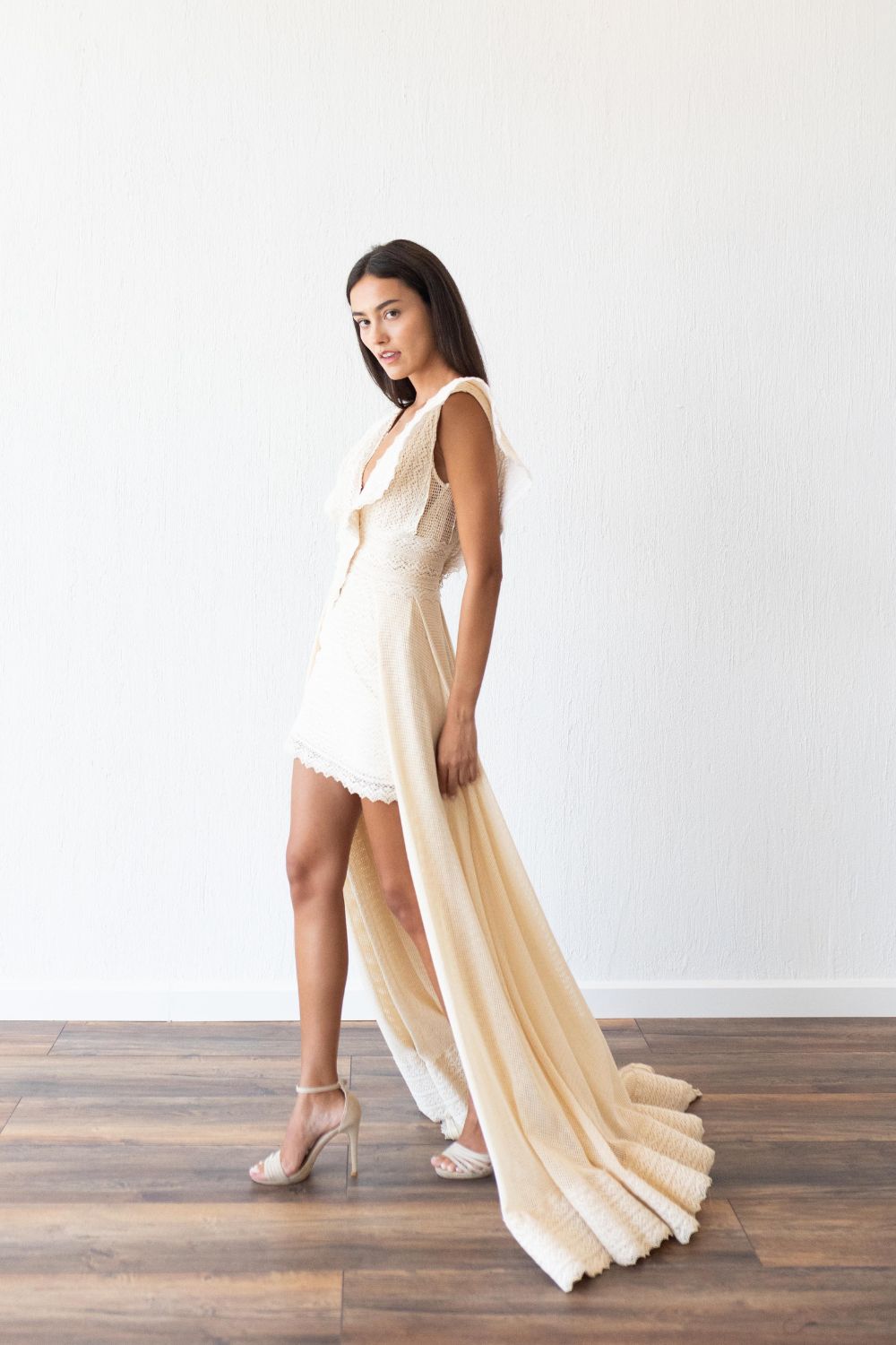 Bijou mini wedding dress by Atelier Zolotas