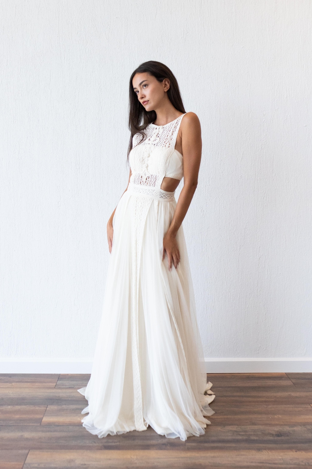 Phillys wedding dress sample by Atelier Zolotas