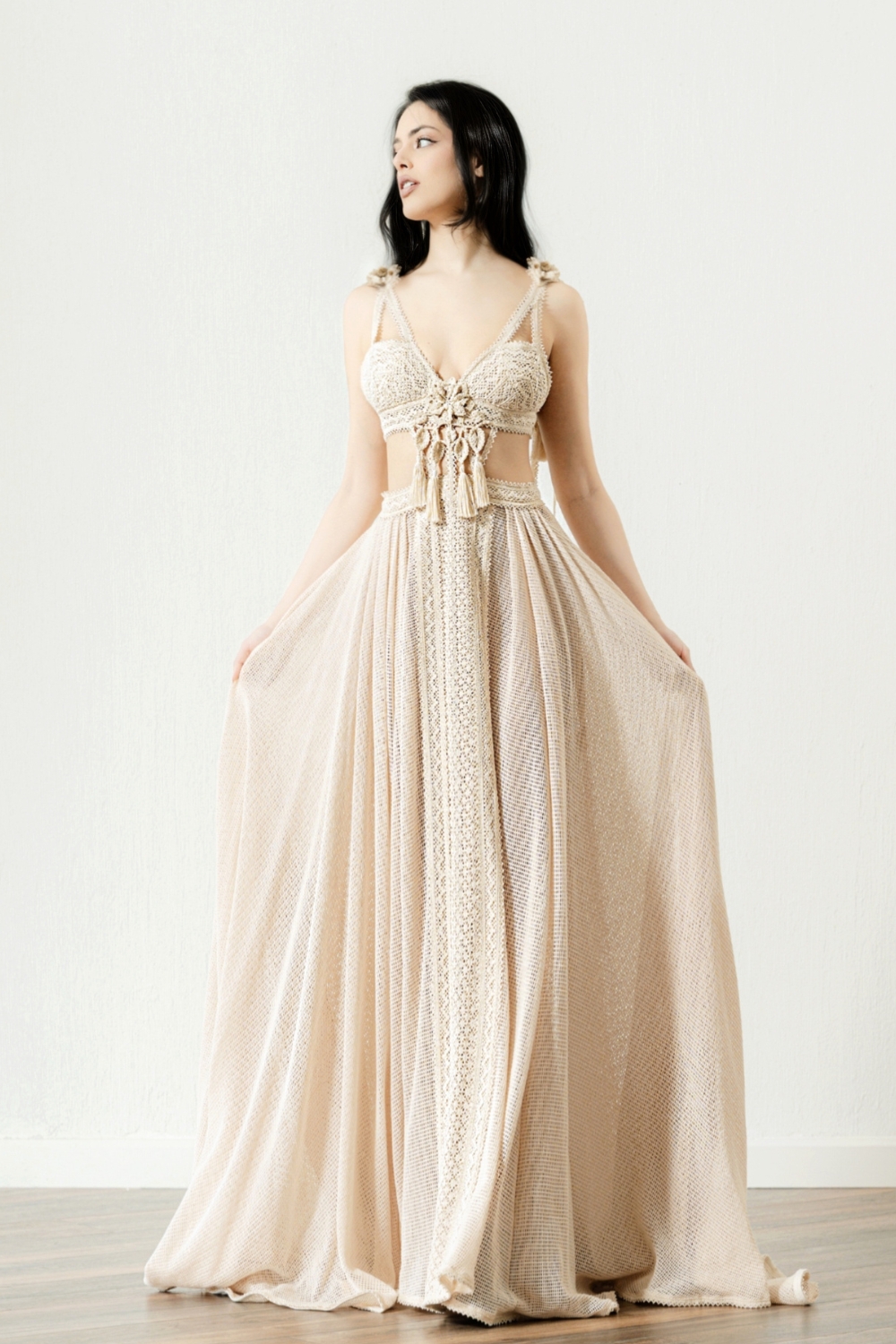 Boho Vintage Bridal Dresses: 'Sierra' by Atelier Zolotas