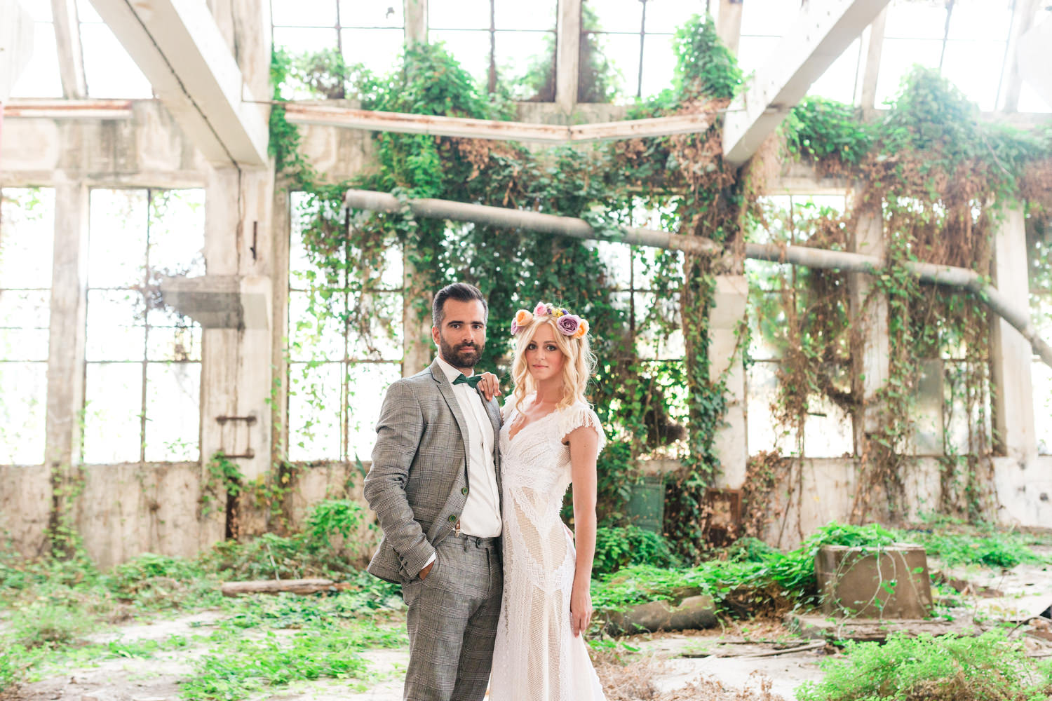 Day After Shooting of Elpida and Nikos in Chartopoiia Ladopoulou, after their beautiful wedding in Trizonia island